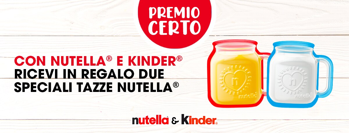 concorso nutella 2023 Partecipa Subito All'operazione A Premio Tazze Nutella