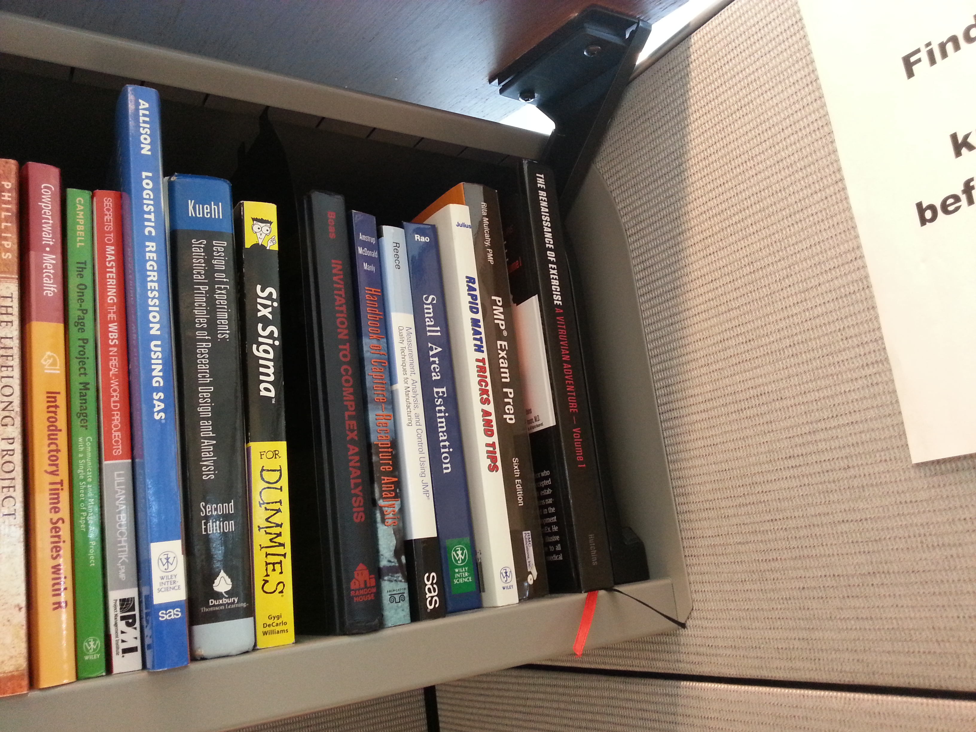 A Statistician's Bookshelf