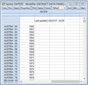 Tutorial Cara Input Data Panel Dengan EViews Tutorial Cara Input Data Panel Dengan EViews