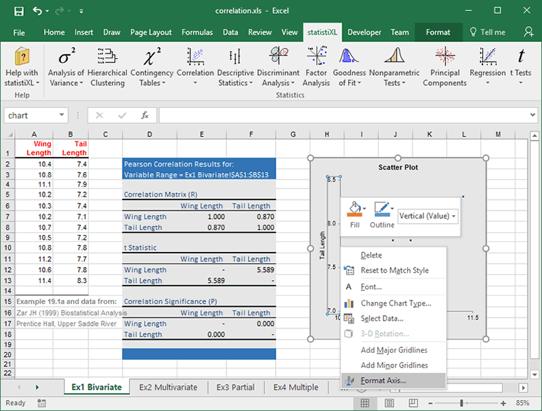Statistical Analysis with Excel For Dummies Cheat Sheet