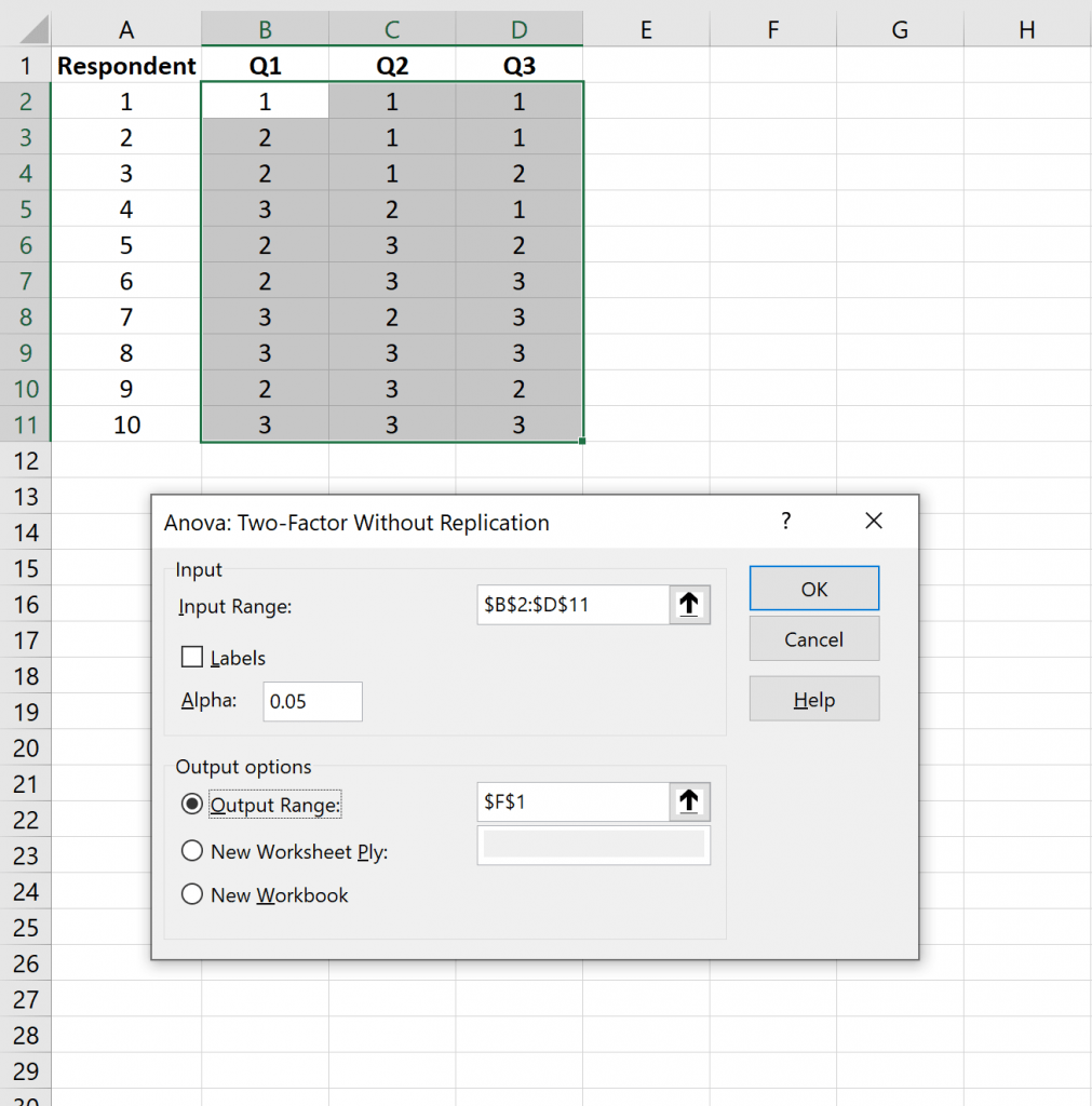 How to Calculate Cronbach's Alpha in Excel