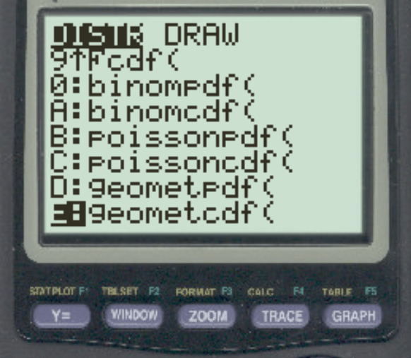 How to Use geometpdf() and geometcdf() on a TI84 Calculator