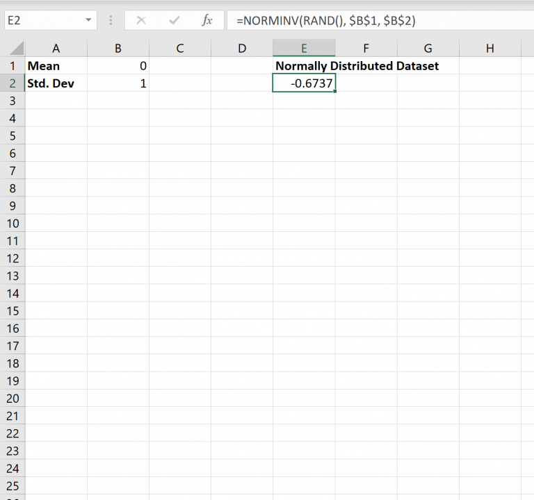 How to Generate a Normal Distribution in Excel