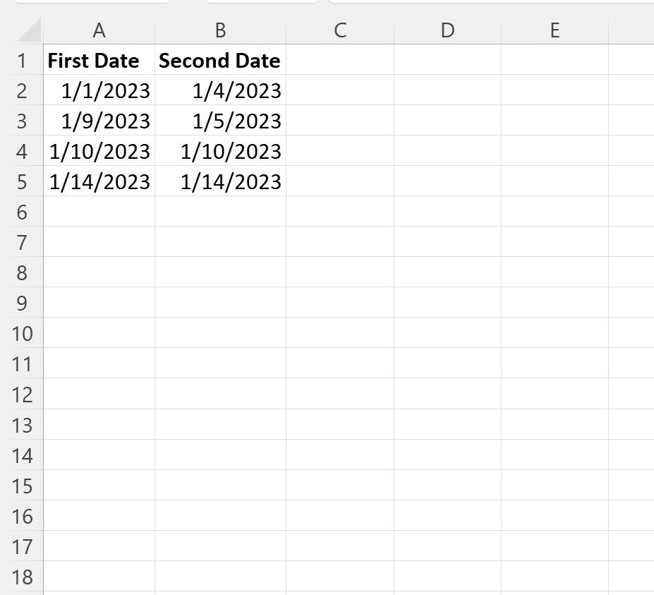 How to Compare Dates in VBA (With Examples)