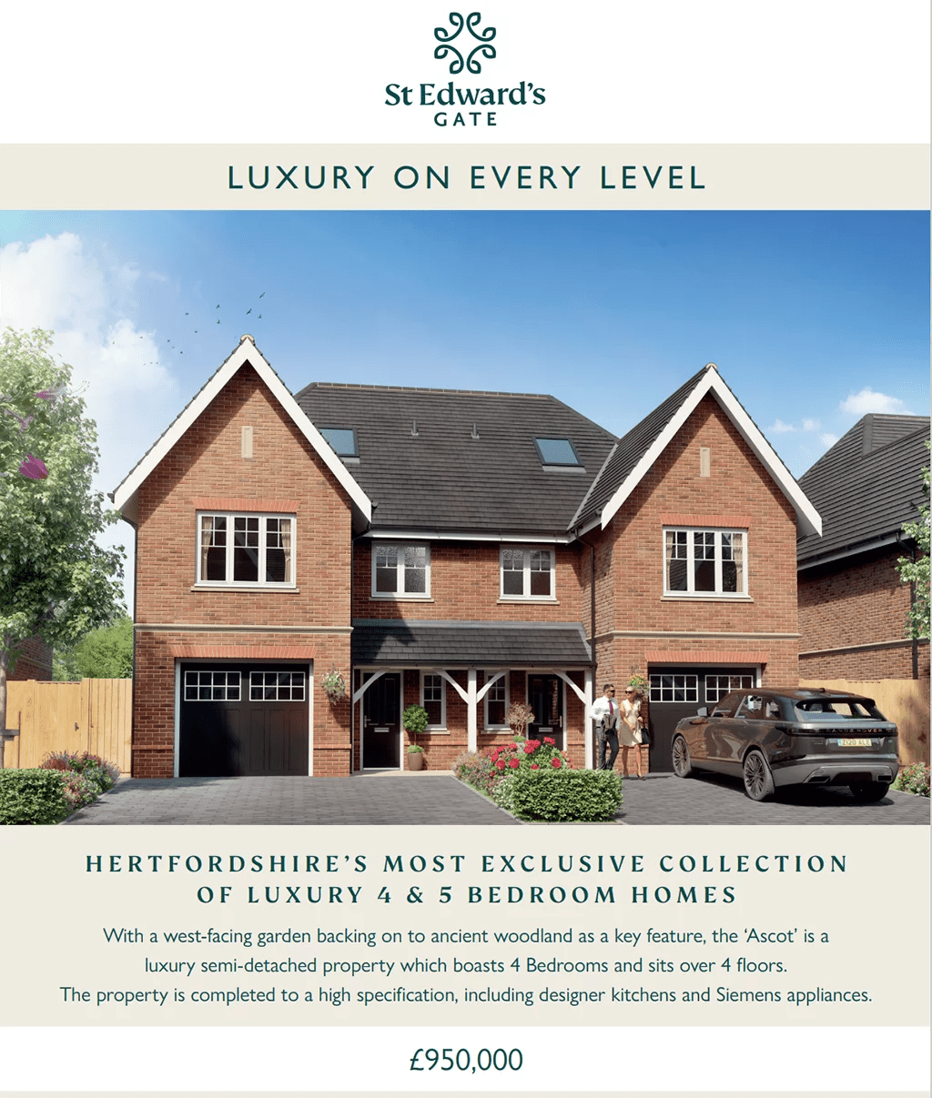 St Edwards Gate, Cuffley Hill Statons Estate Agents