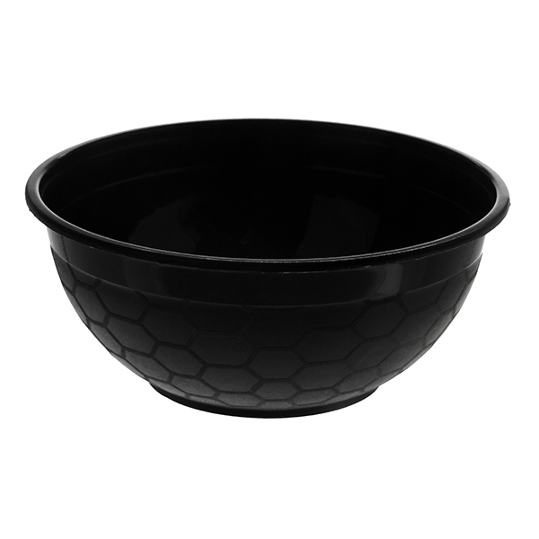 1050ML BLACK PLASTIC NOODLE BOWL