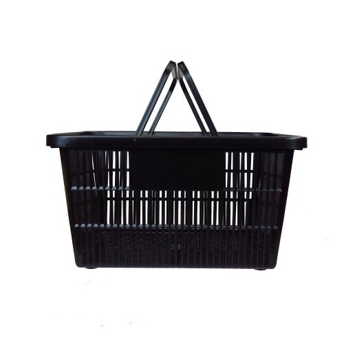 LARGE SHOPPING BASKET BLACK