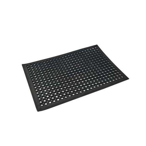 RUBBER MAT BLACK 900X600MM