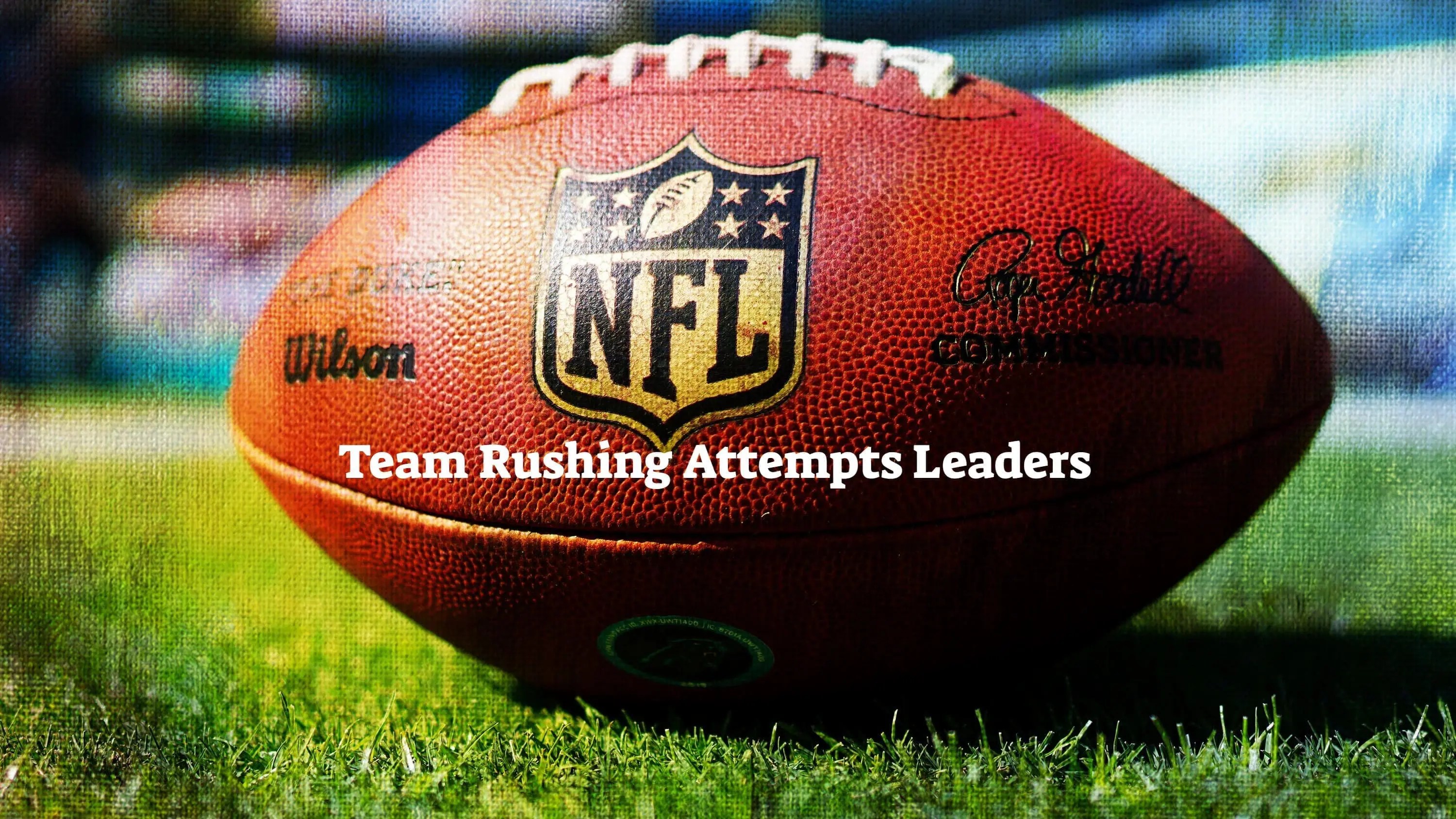 NFL Team Rushing Attempts Leaders 202425? Team Rankings
