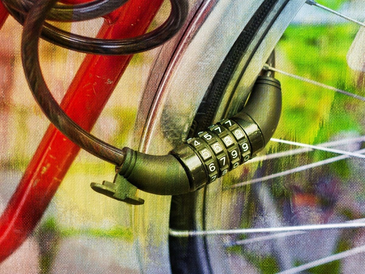 DFVVR Bike Lock Cable Locks for Bicycle Heavy Duty Combination Chain