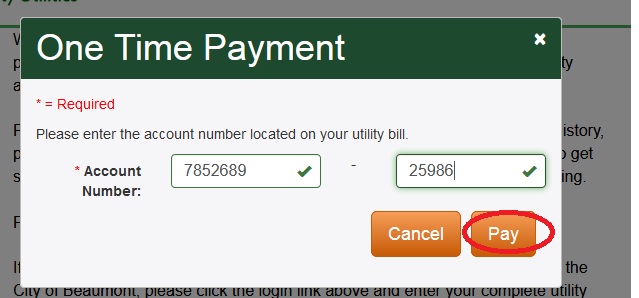 beaumonttexas.gov Pay Water Bill Online City of Beaumont Texas www