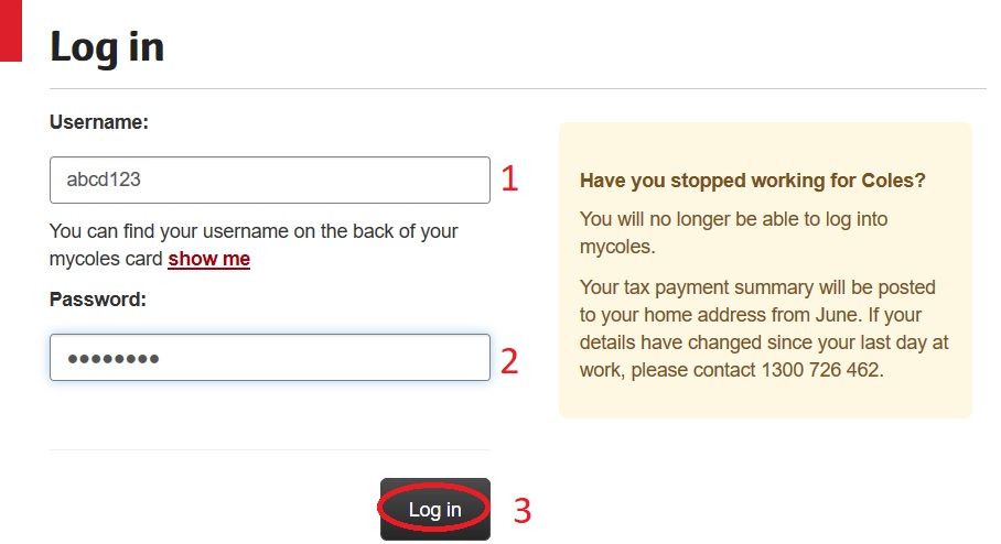 Payslip For Employees Australia Coles Supermarkets