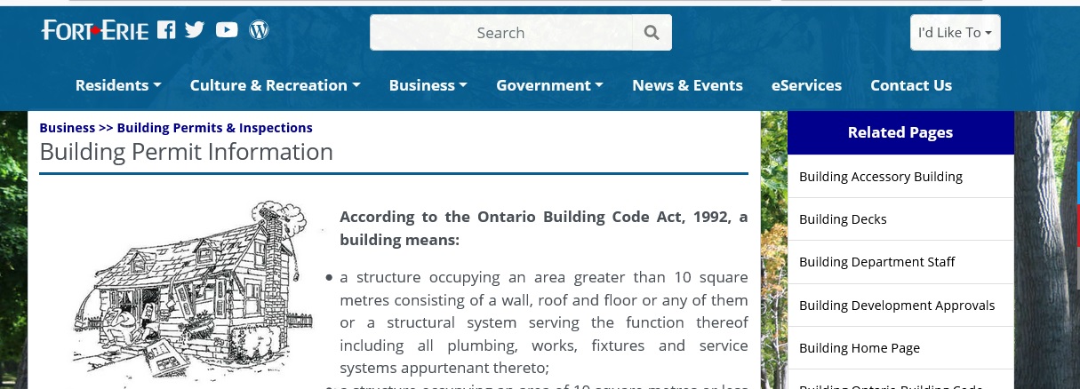 town.forterie.ca Building Permit Application Town of Fort Erie