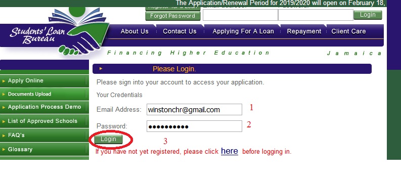 SLB Online Students’ Loan Bureau Jamaica
