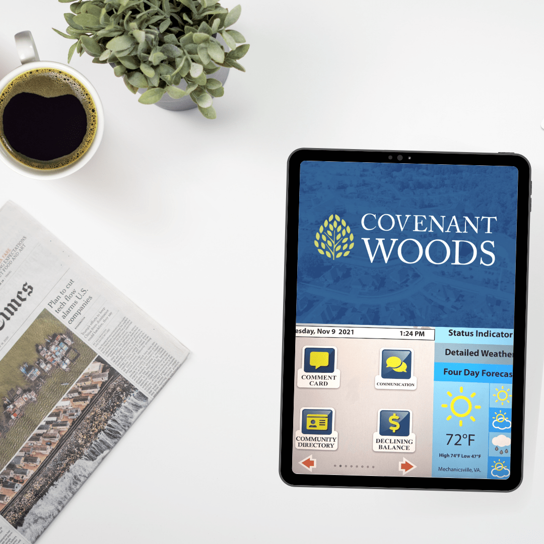 Covenant Woods Creating Connections Through Cutting Edge Technology