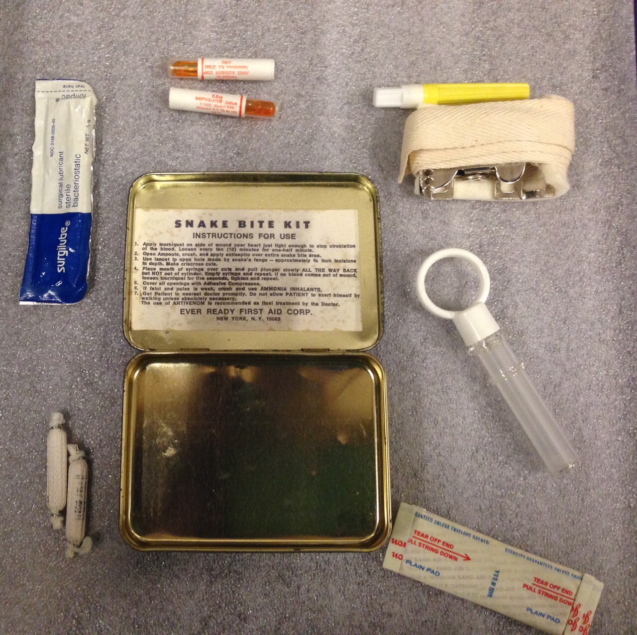 What's In a Collection? Snake Bite Kit St Augustine Light House