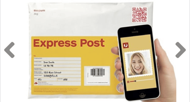 Now you can send a video message with your parcel! Staying in Touch