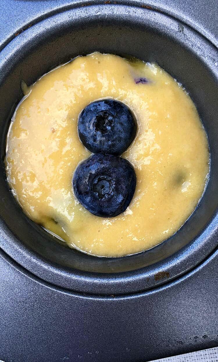 Lemon Blueberry Protein Muffins