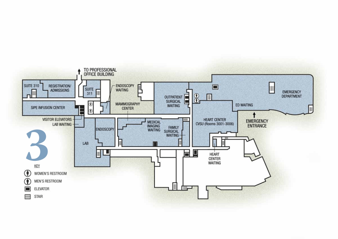 Map Layout Of Skagit Valley Hospital