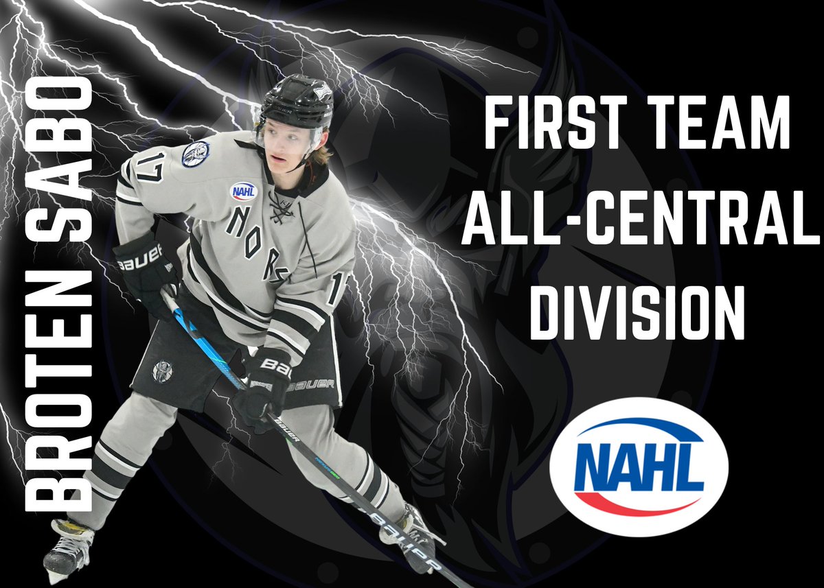 Norsemen’s Broten Sabo Named to NAHL AllCentral Division Team ST
