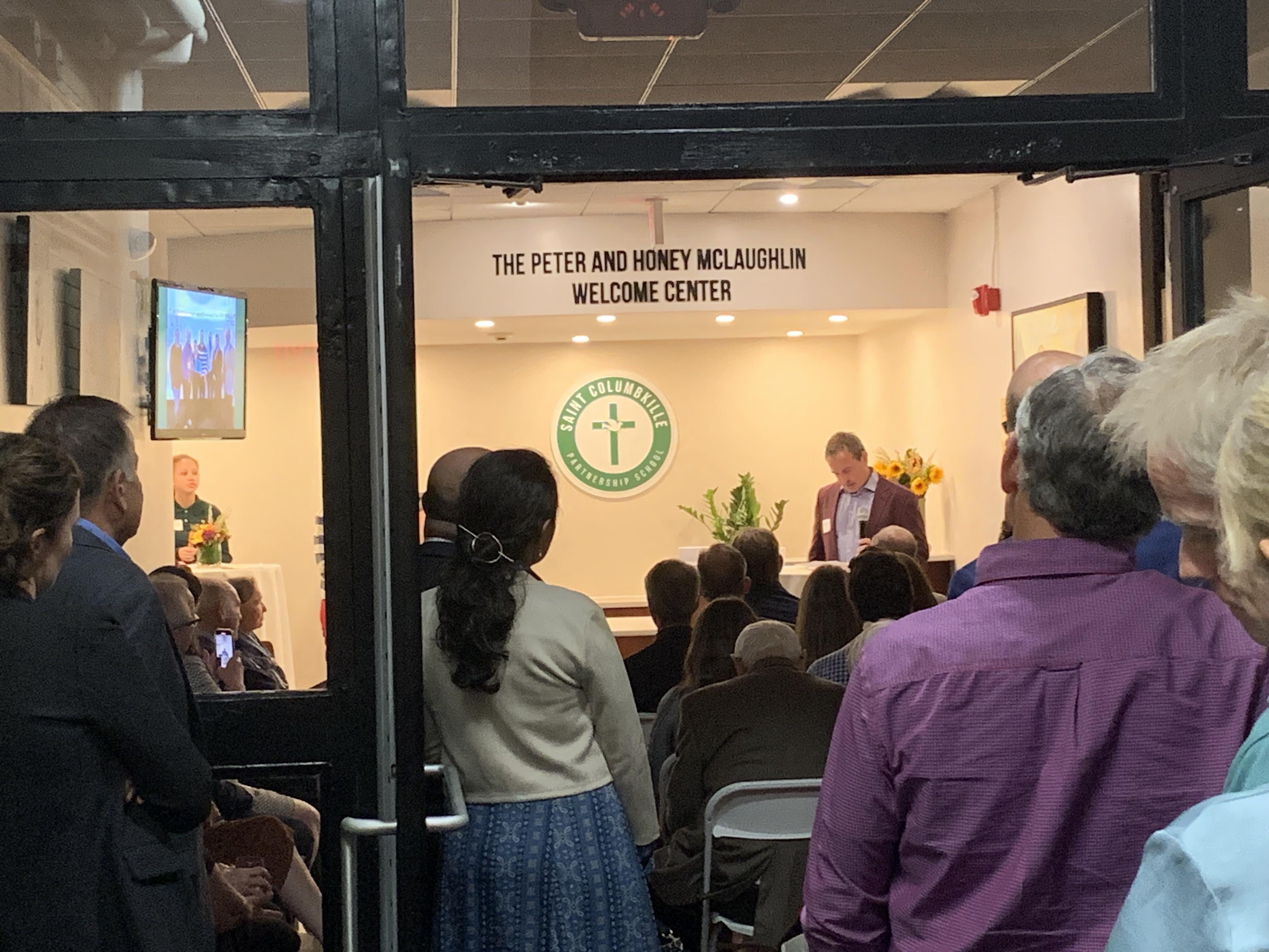 STCPS Dedicates Peter & Honey McLaughlin Center Saint