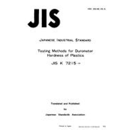 JIS K 72151986 Standard PDF STANDARD PDF SITE