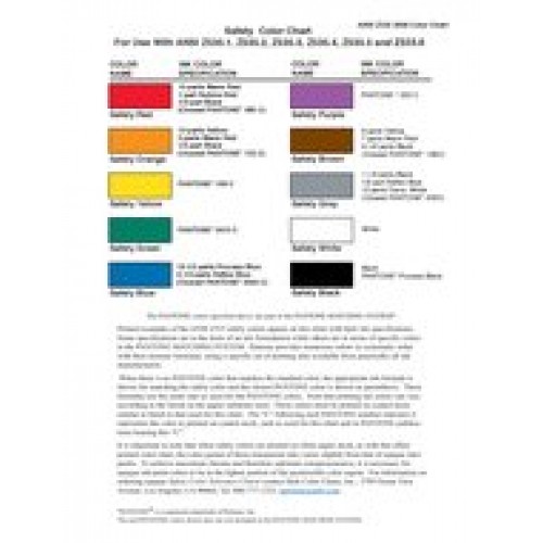 NEMA Z535 Color Chart Standard PDF STANDARD PDF SITE
