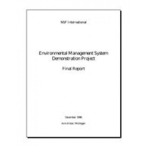 NSF EMSDP1996 Standard PDF STANDARD PDF SITE