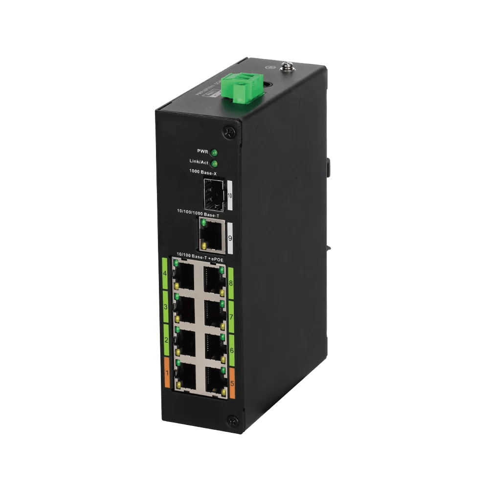 Dahua 8port ePoE Switch 8FE PoE + 1GE + 1*SFP (max 120W PoE output) STDN ICT & Security Sdn. Bhd.