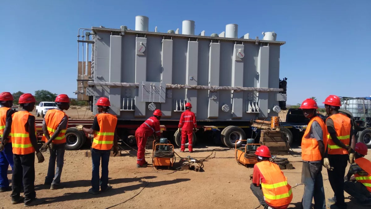 Hydroelectric Power Plant, Lusaka, Zambia Transportation and Installation of Generator