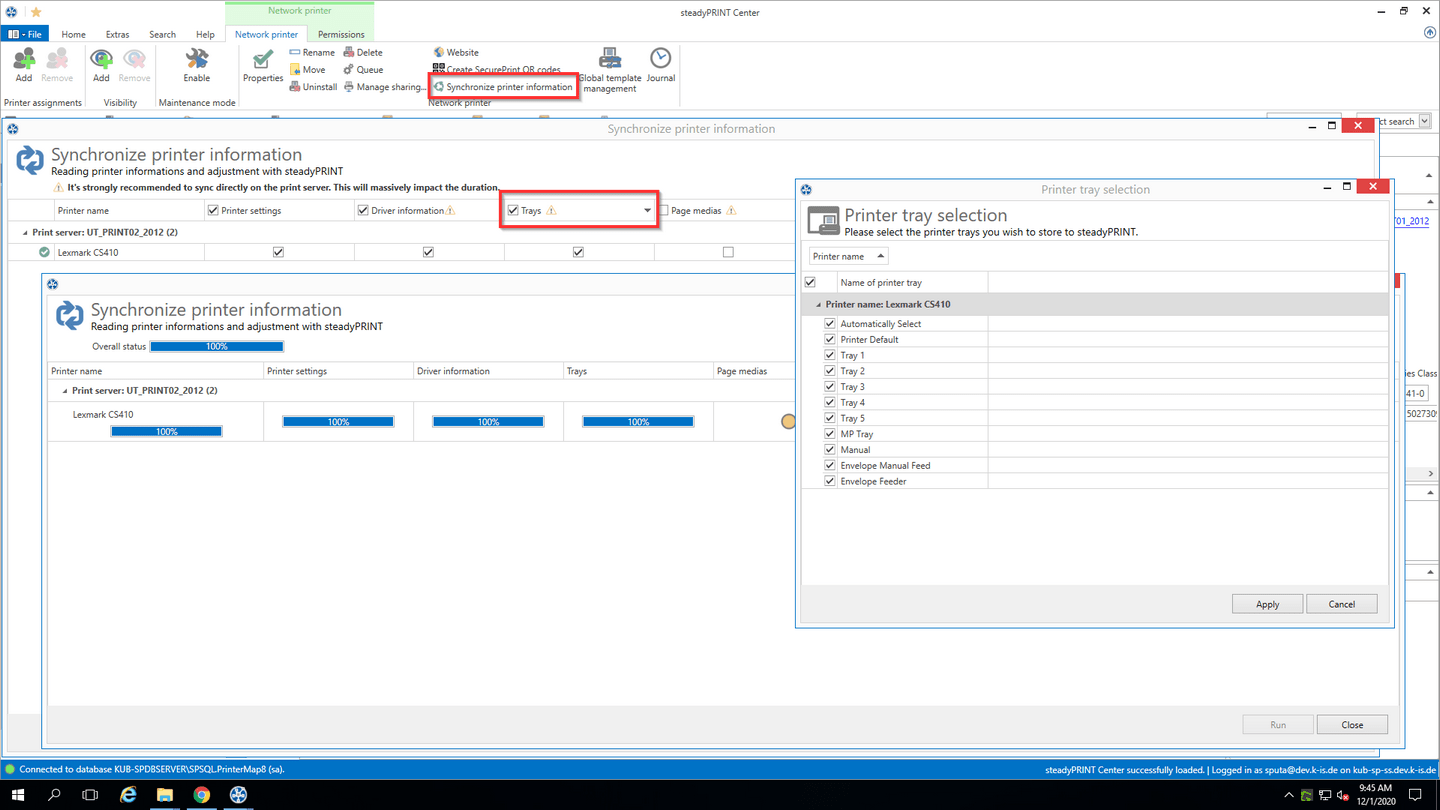 Centralized Administration > Virtual Printer Driver (VPD