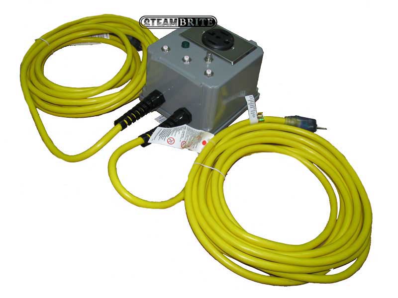 Power Step Up Inverter Takes Dual 20 Amp 115 Volt Outlets