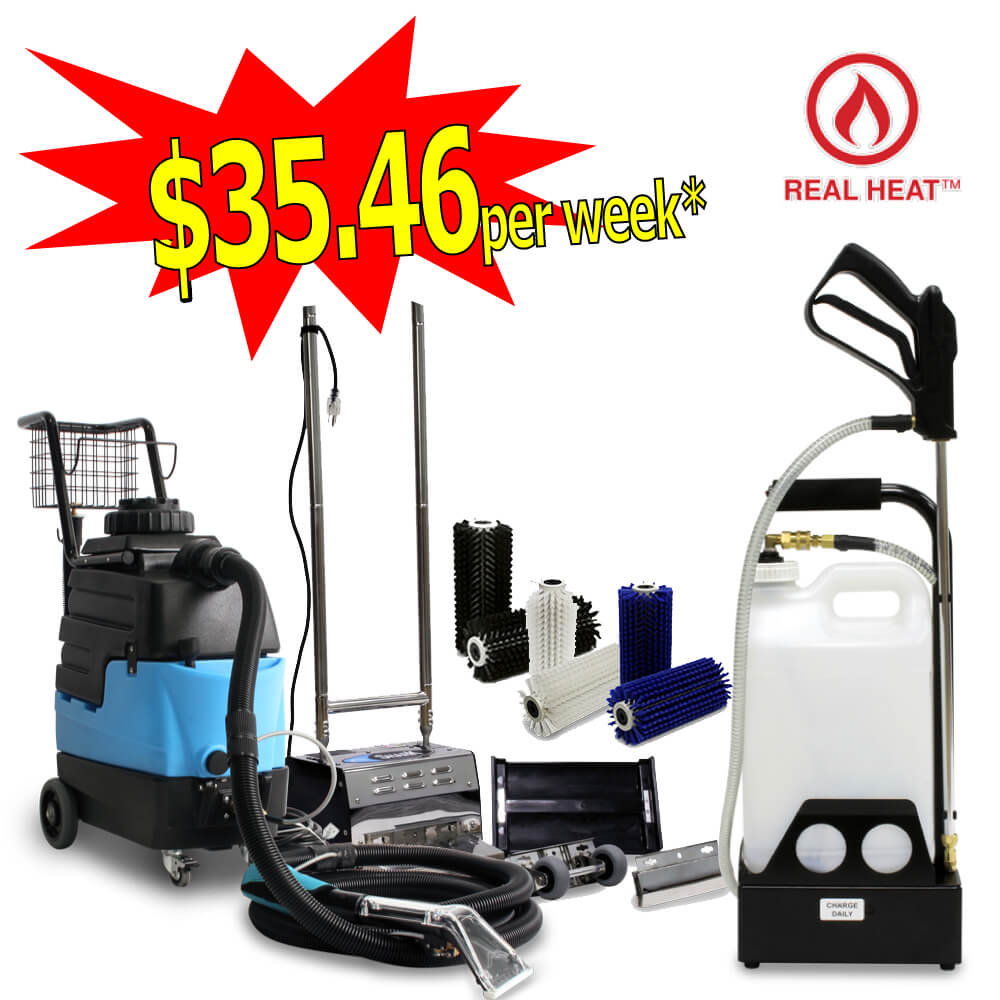 Mytee Carpet Shark 10” CRB w/ Carpet & Tile & Grout Brushes