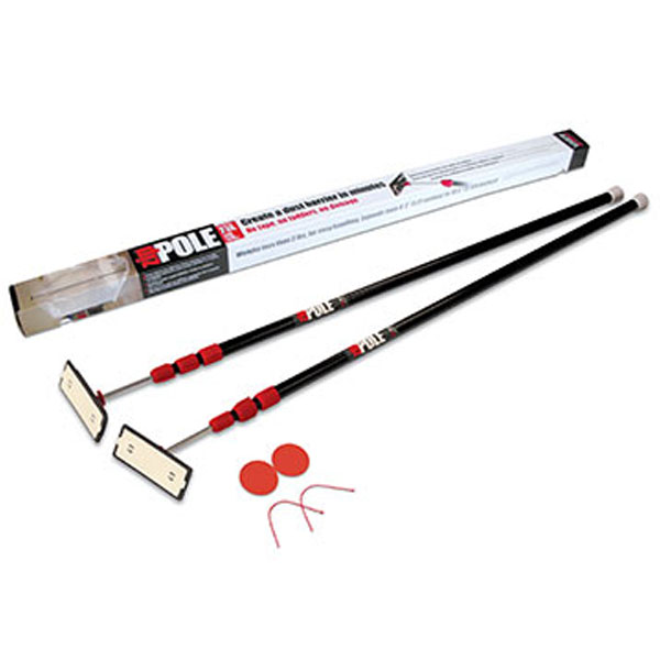 ZipWall Spring Loaded Poles 6 Pack of 2 Pack 12 poles ZP2Case [ZP2 Case