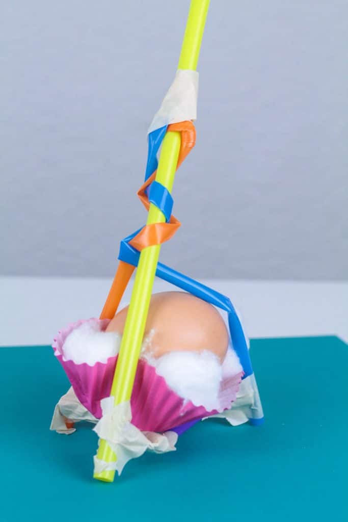 Bombs Away! Easy Egg Drop Engineering Project for Elementary Kids