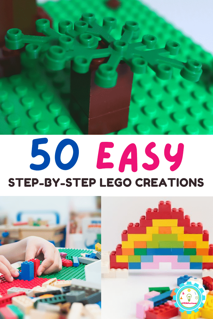 100+ Easy LEGO Creations for Beginning LEGO Builders