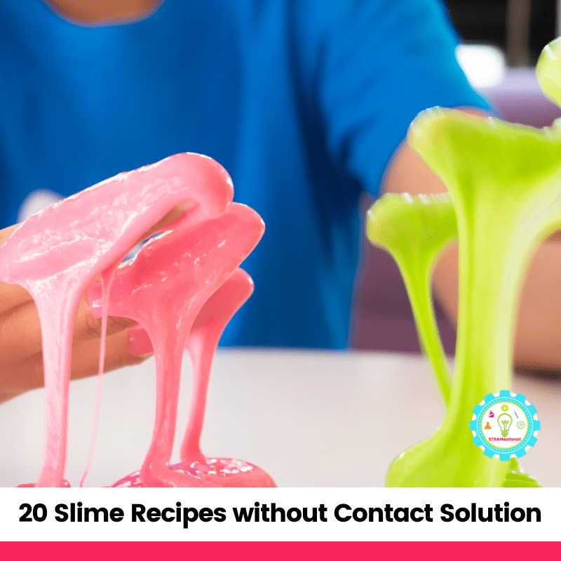 20 EasytoMake Slime Recipes without Contact Solution!