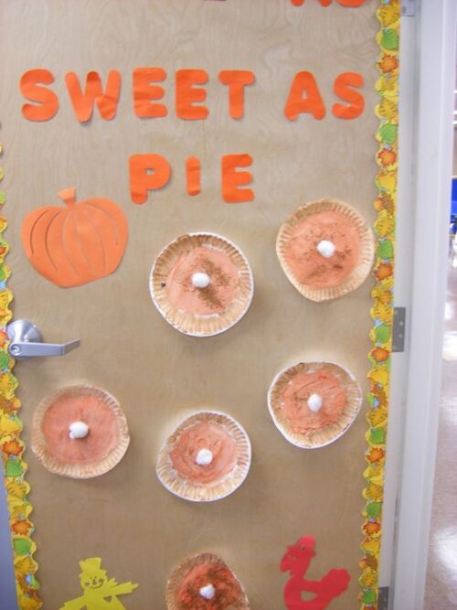Festive Classroom Door Decorations for November
