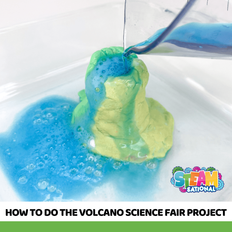 Easiest Science Fair Project Ever! Make a Playdough Volcano
