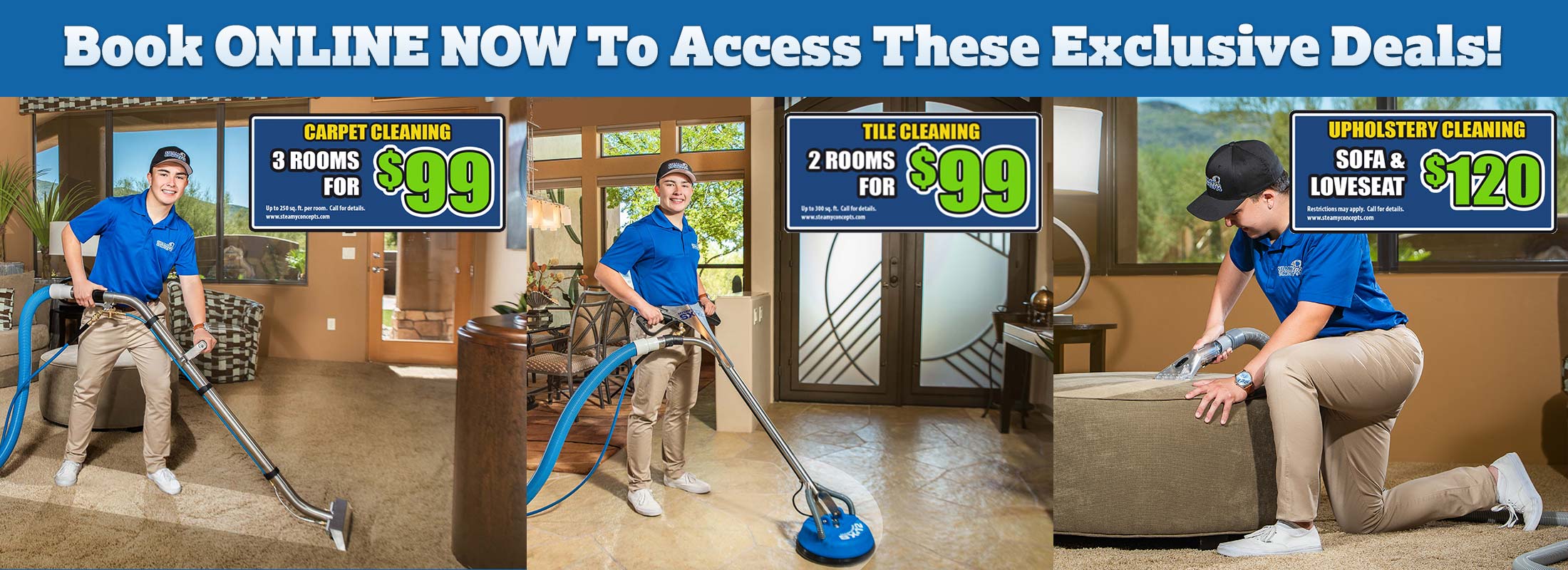 Carpet Cleaning Prices Online Scheduler Steamy Concepts