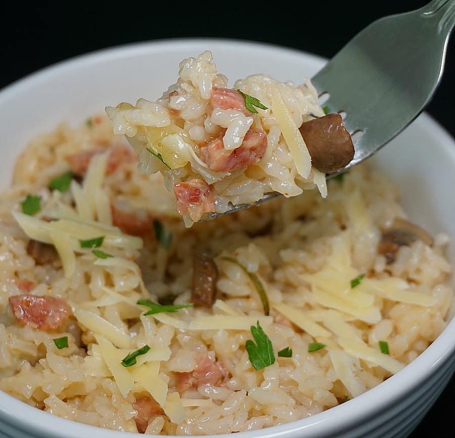 Instant Pot Risotto with Sausage and Mushrooms The Steamy Cooker