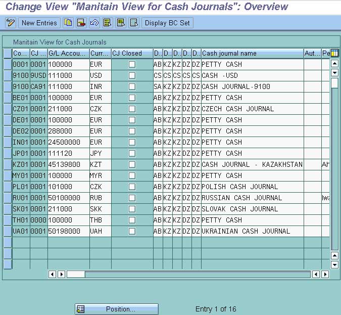 Create GL Account for Cash Journal in SAP FICO STechies