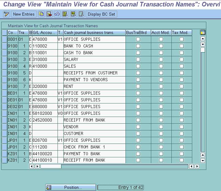 Create GL Account for Cash Journal in SAP FICO