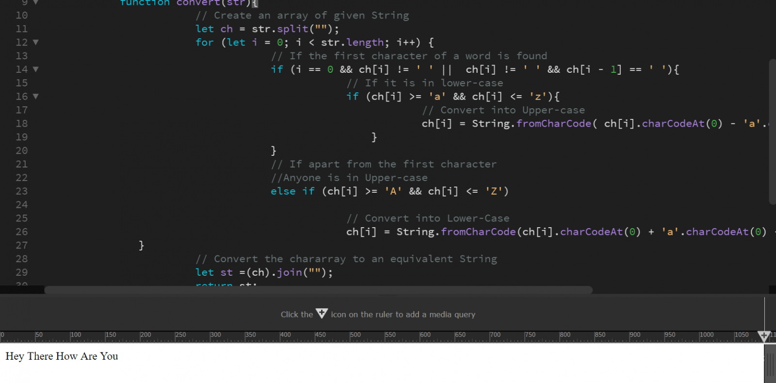 Make First Character of Every Word in a String into Uppercase using