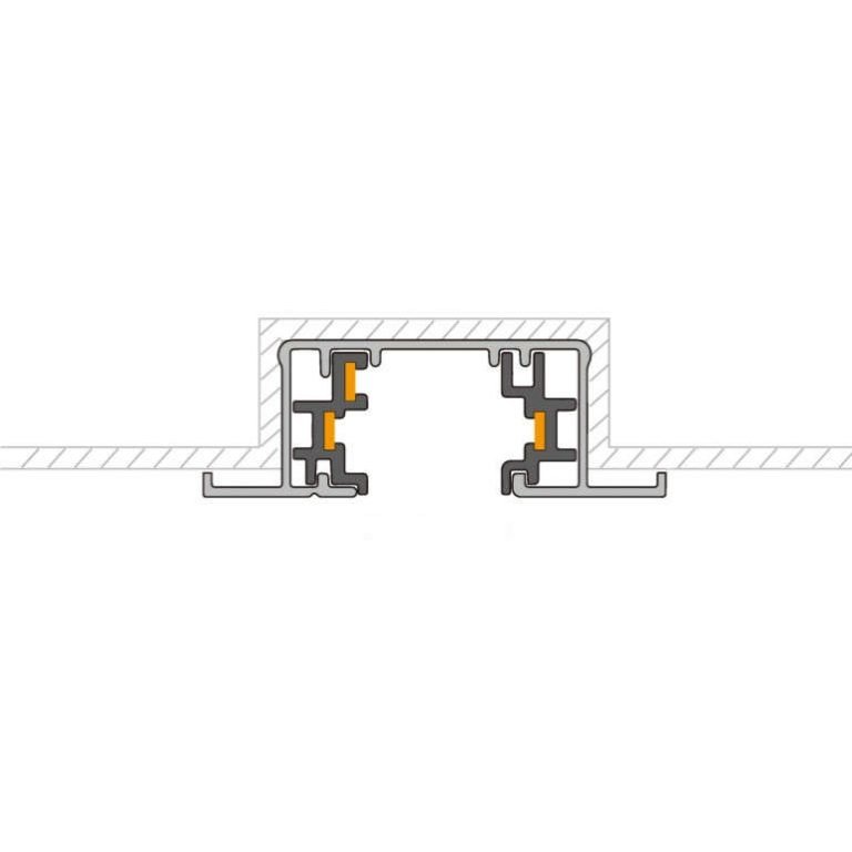 Halo Type 3 Wires 1 Phase Single Circuit Track Rail System Stechlux