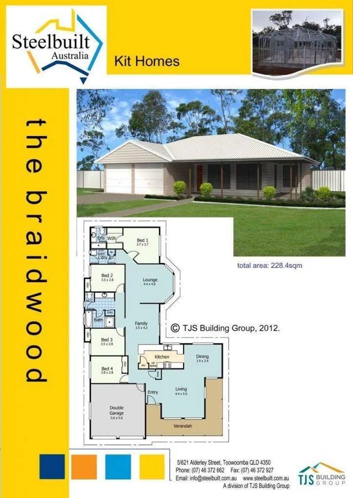 7 Stunning 4Bedroom Kit Homes from Steelbuilt Homes