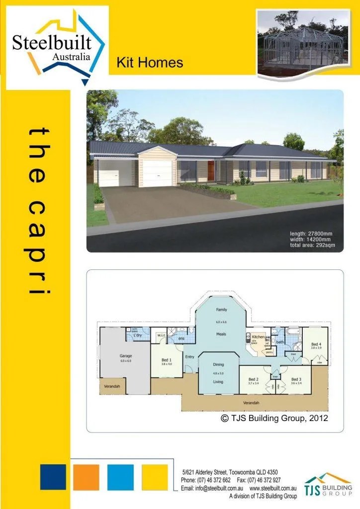 7 Stunning 4Bedroom Kit Homes from Steelbuilt Homes