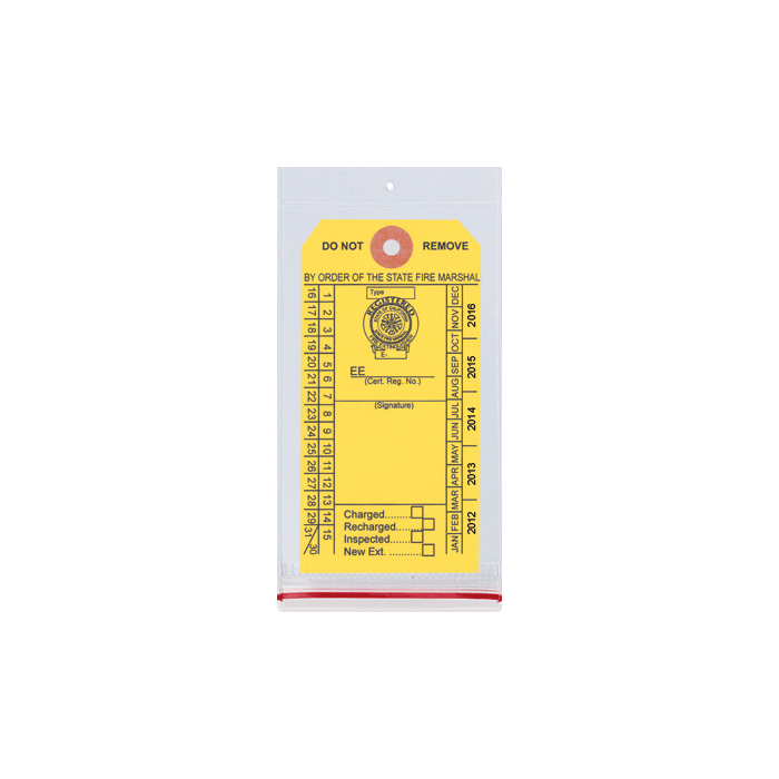 Resealable Tag Cover Steel Fire Equipment
