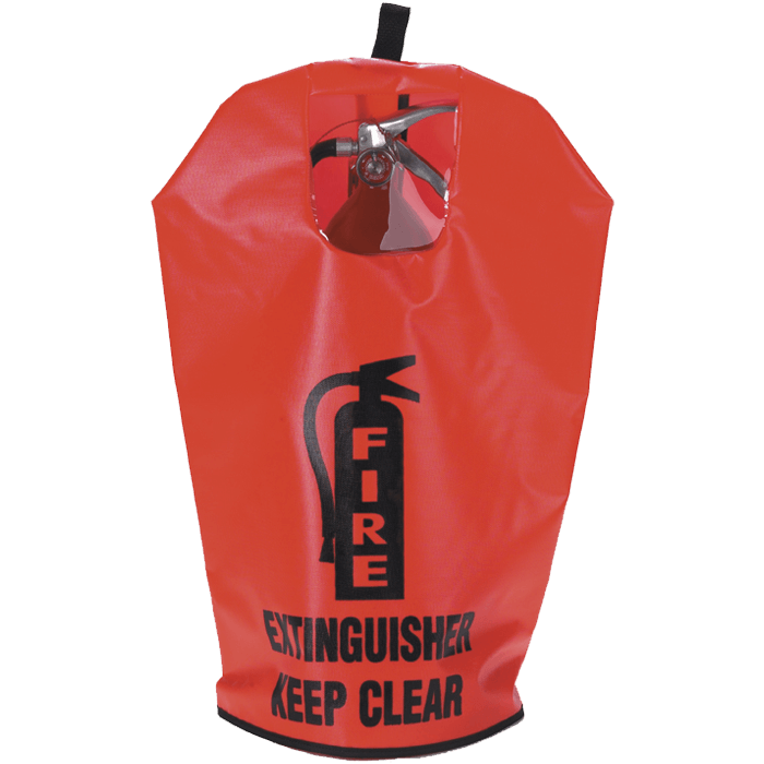 30 lb. Extinguisher Cover, English, Window Steel Fire Equipment