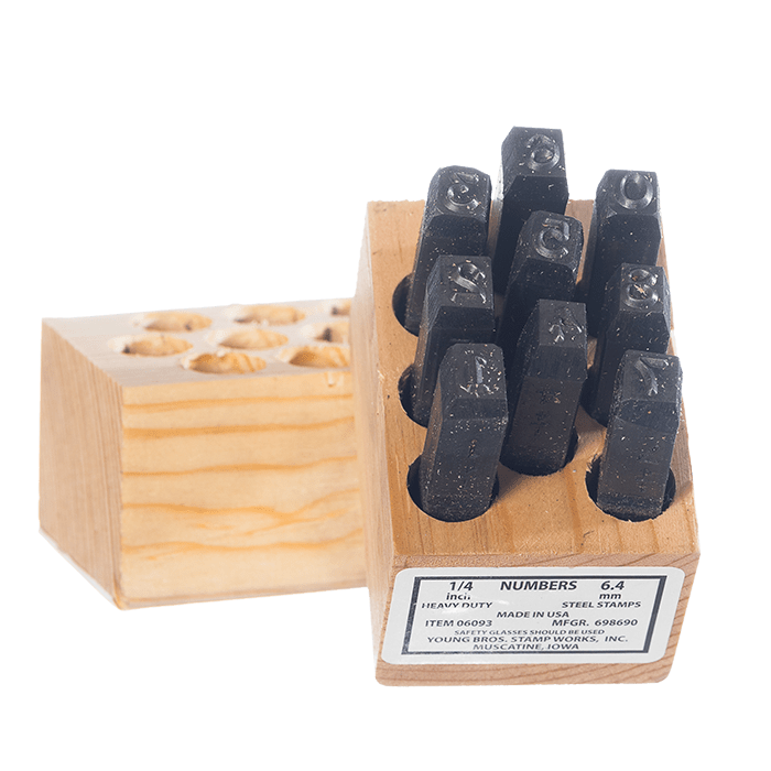 Stamp Holder and Stamps Steel Fire Equipment